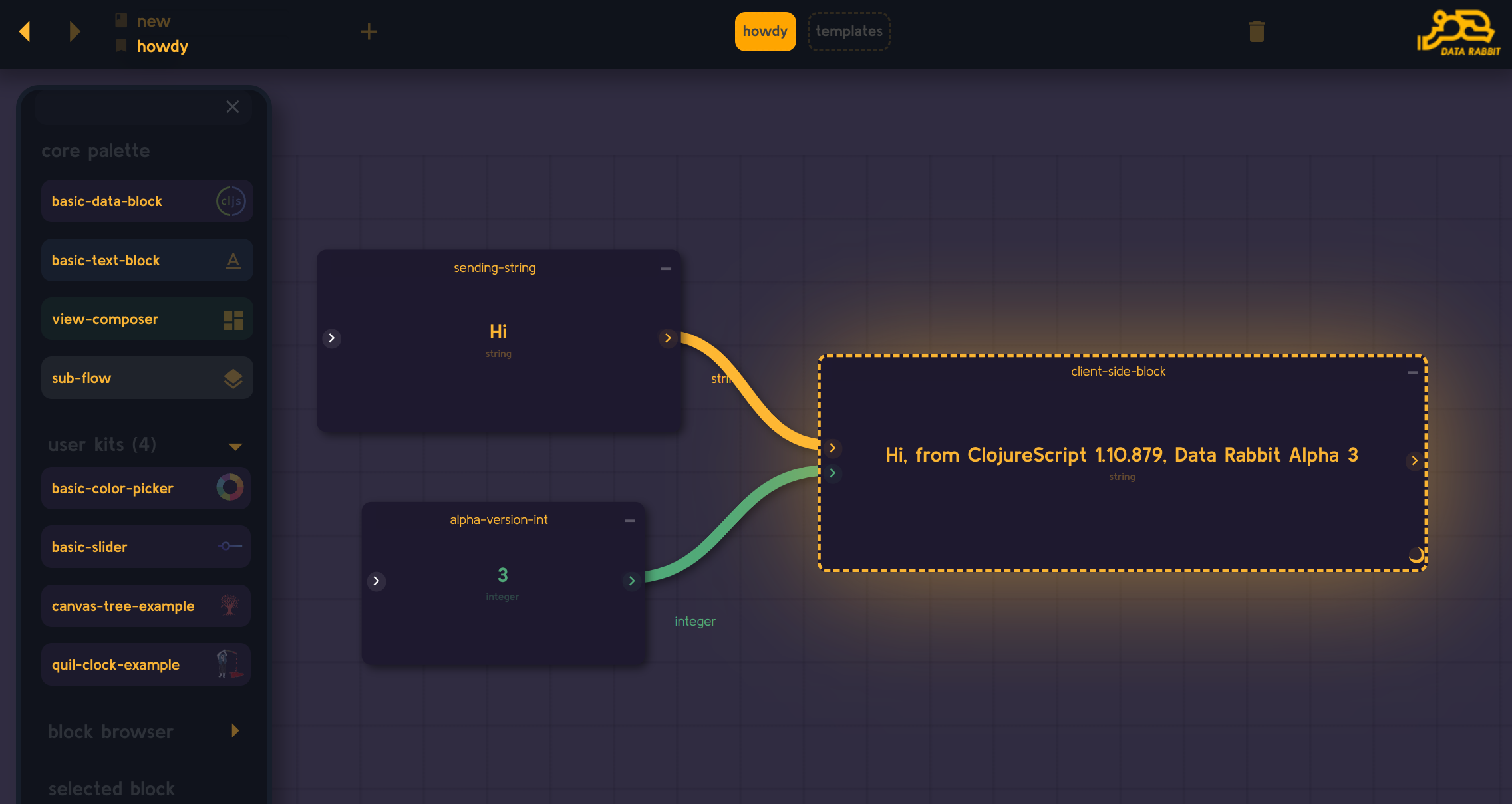 Rabbit 101 - Basics (hosted web-only version how-to)