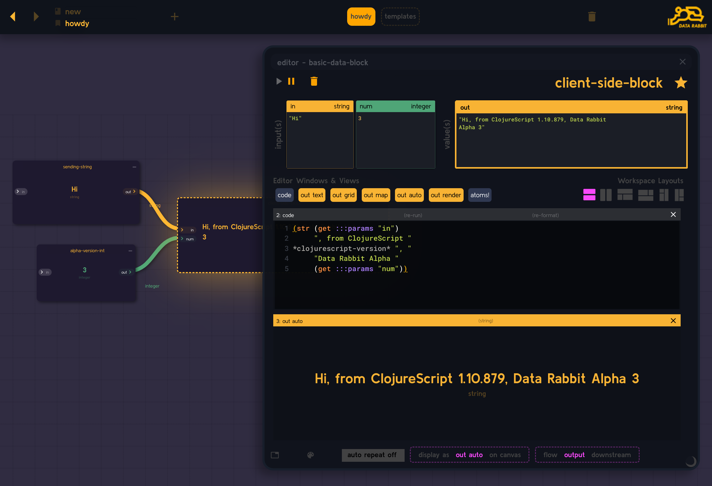 Rabbit 101 - Basics (hosted web-only version how-to)